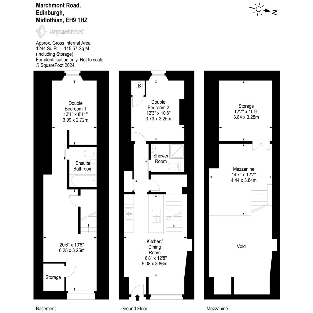 Floorplans For Marchmont Road, Edinburgh