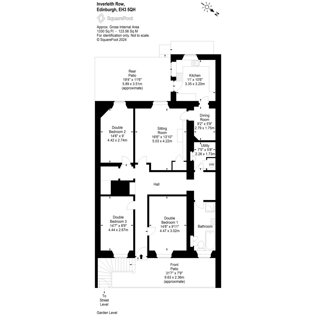 Floorplans For Inverleith Row, Edinburgh, Midlothian