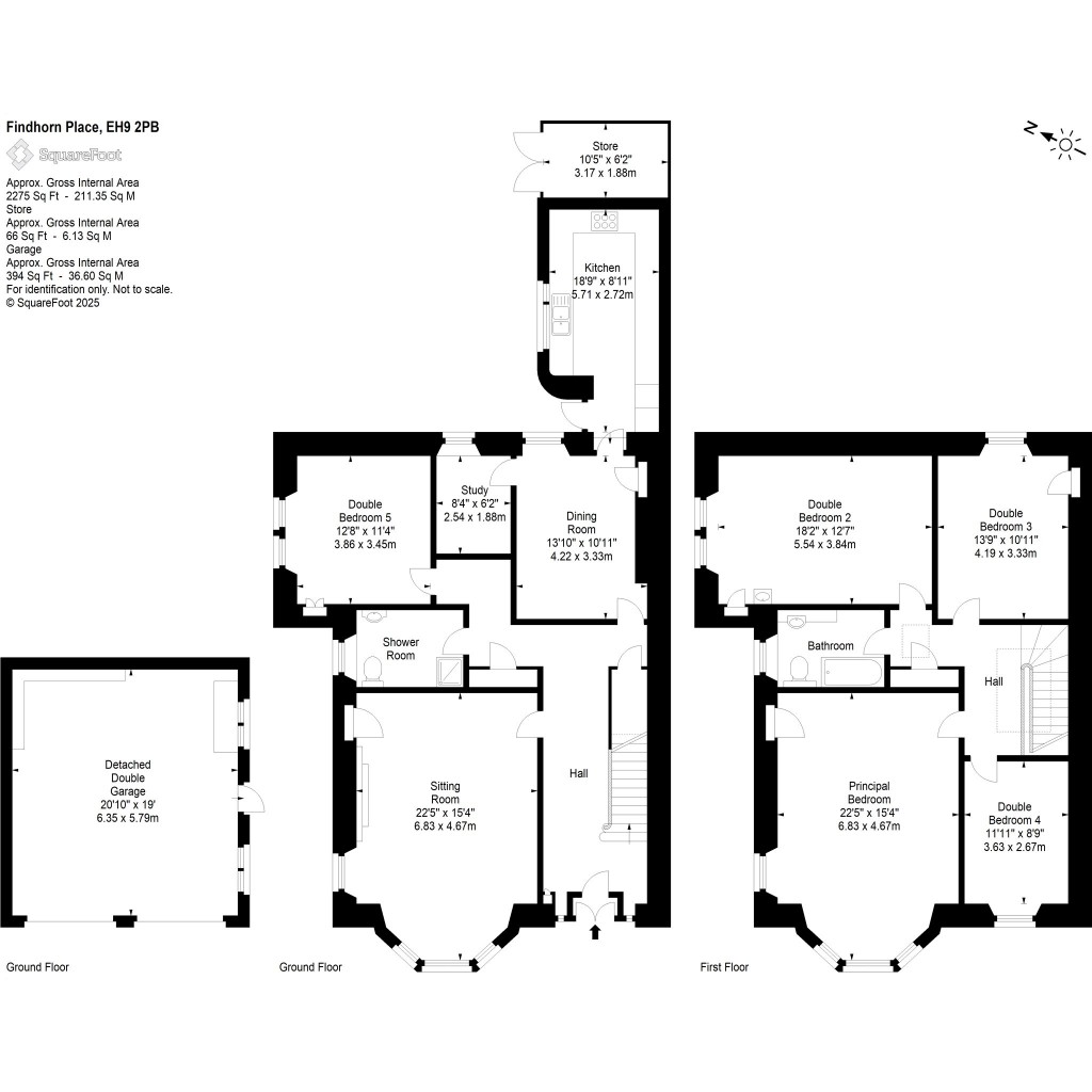 Floorplans For Findhorn Place, Edinburgh