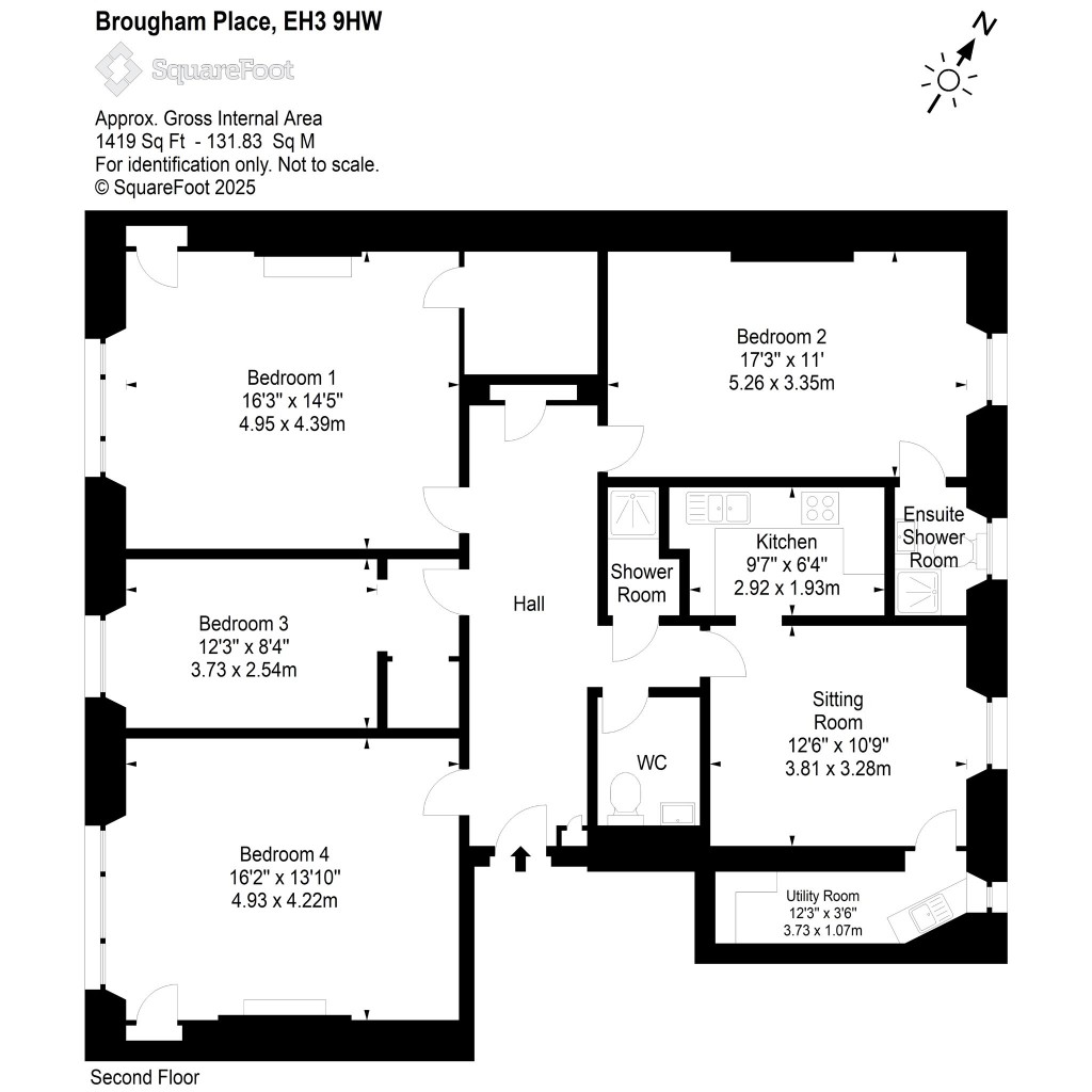 Floorplans For 10 2f1, Brougham Place, Edinburgh, Midlothian