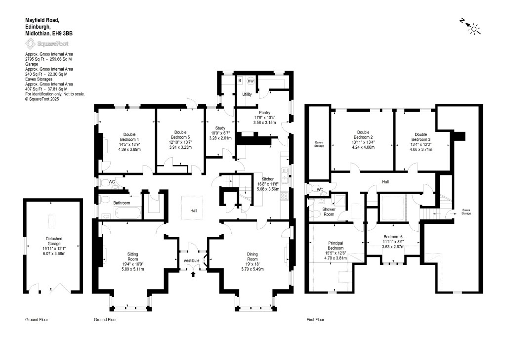 Floorplans For Mayfield Road, Edinburgh, Midlothian