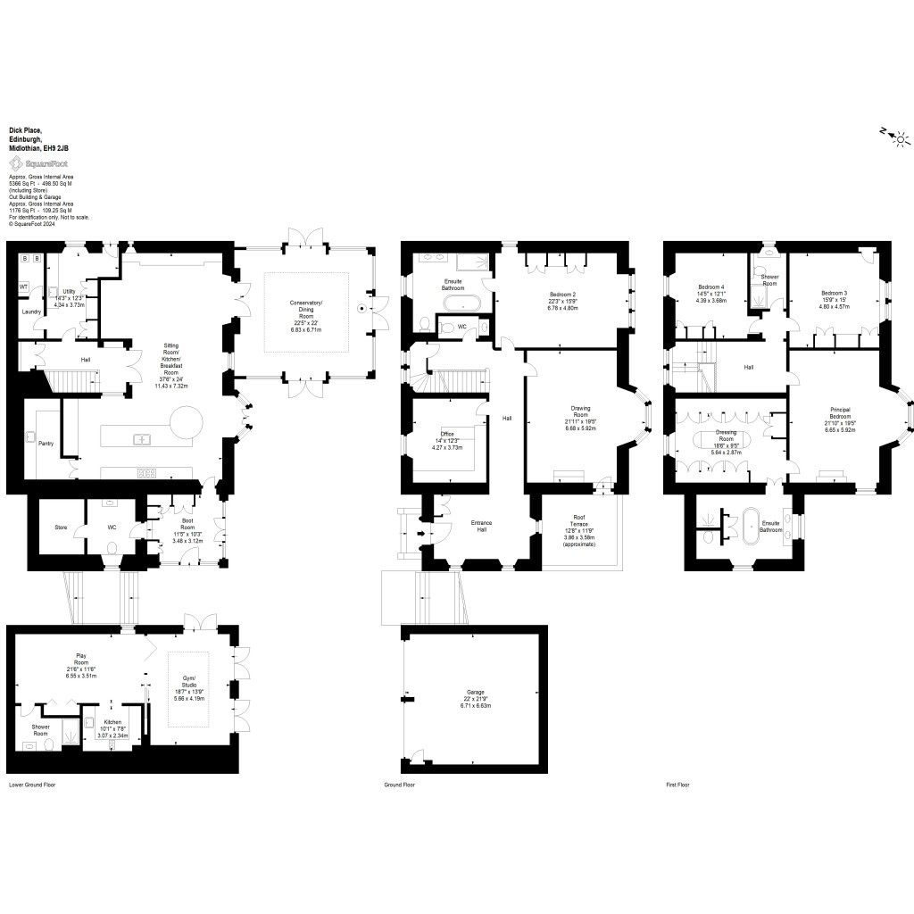 Floorplans For Dick Place, Edinburgh