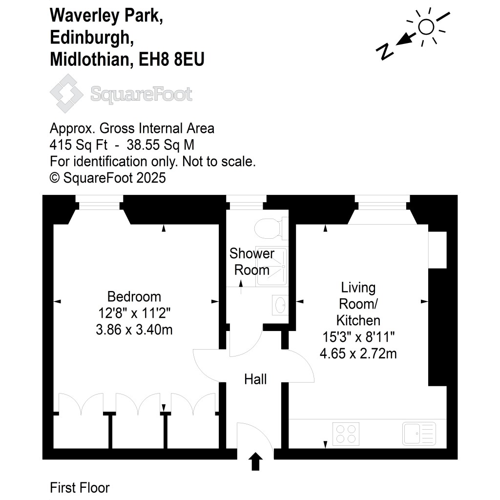 Floorplans For 10/5, Waverley Park, Edinburgh
