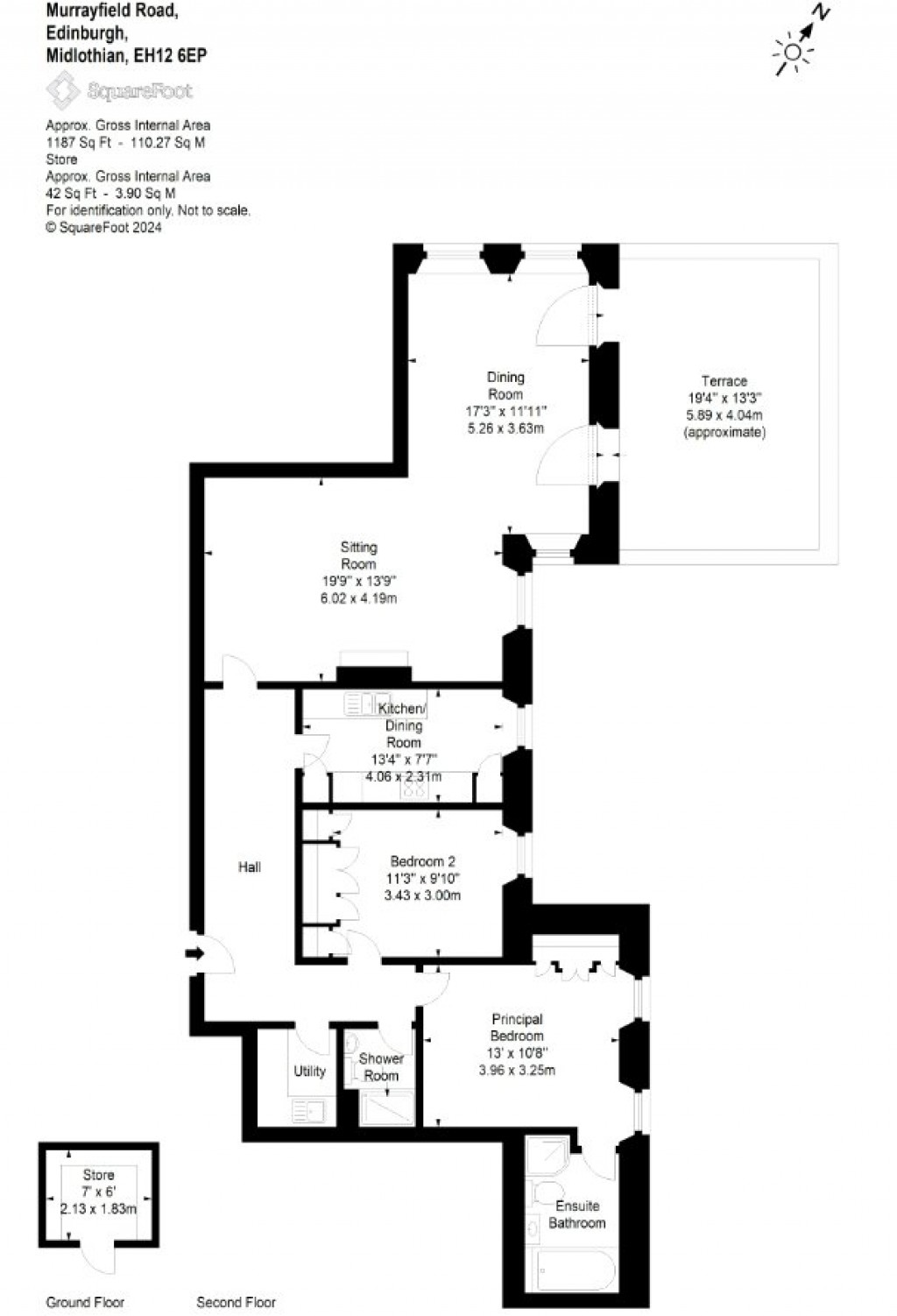 Floorplans For 33/12, Murrayfield Road, Edinburgh, Midlothian