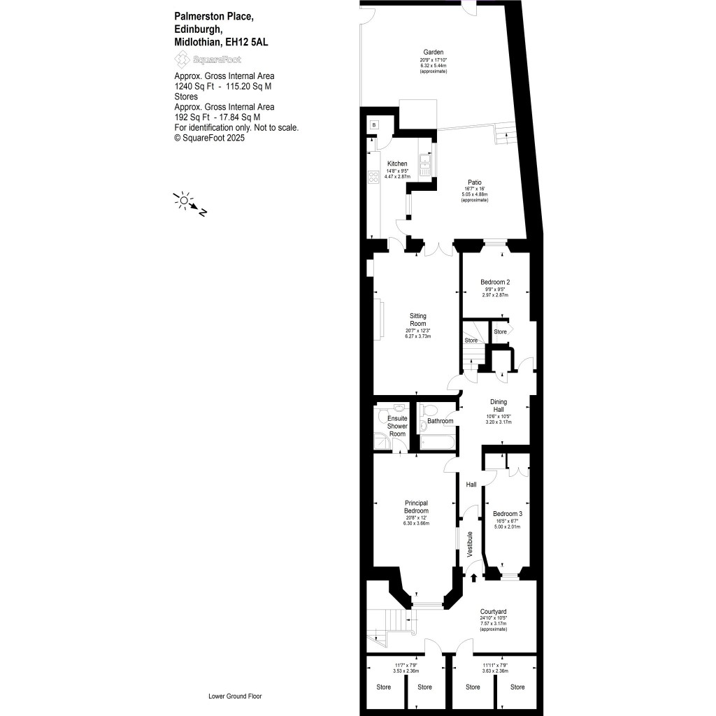 Floorplans For Palmerston Place, West End, Edinburgh