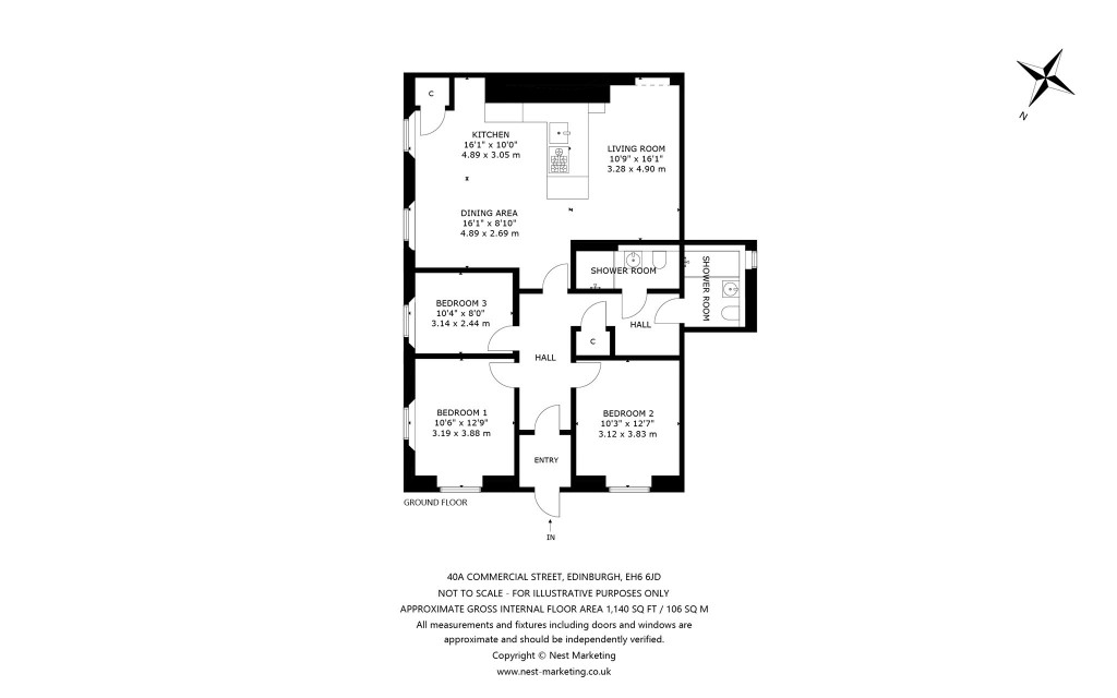 Floorplans For Commercial Street, Leith, Edinburgh