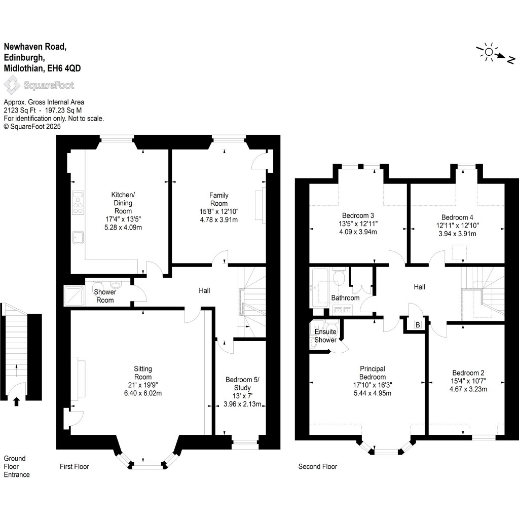Floorplans For 1F1, Newhaven Road, Edinburgh