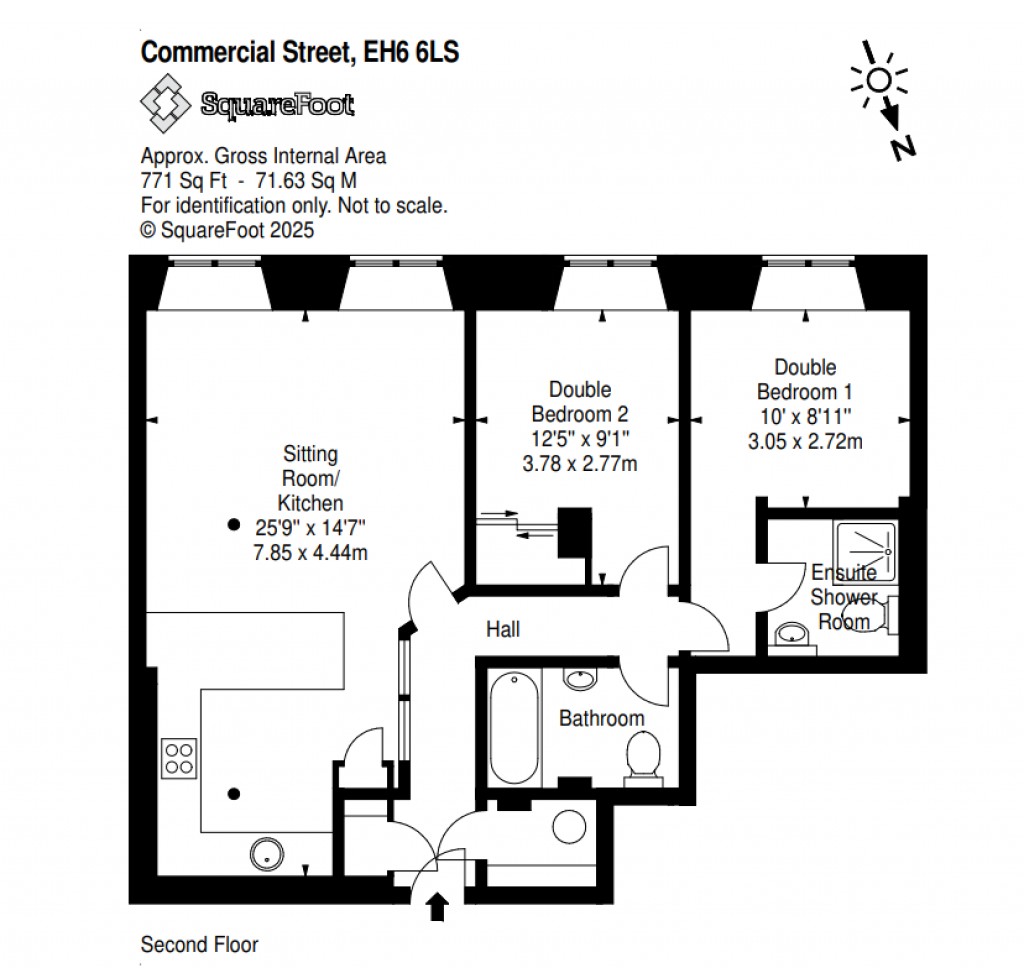 Floorplans For Commercial Street, Edinburgh, Midlothian