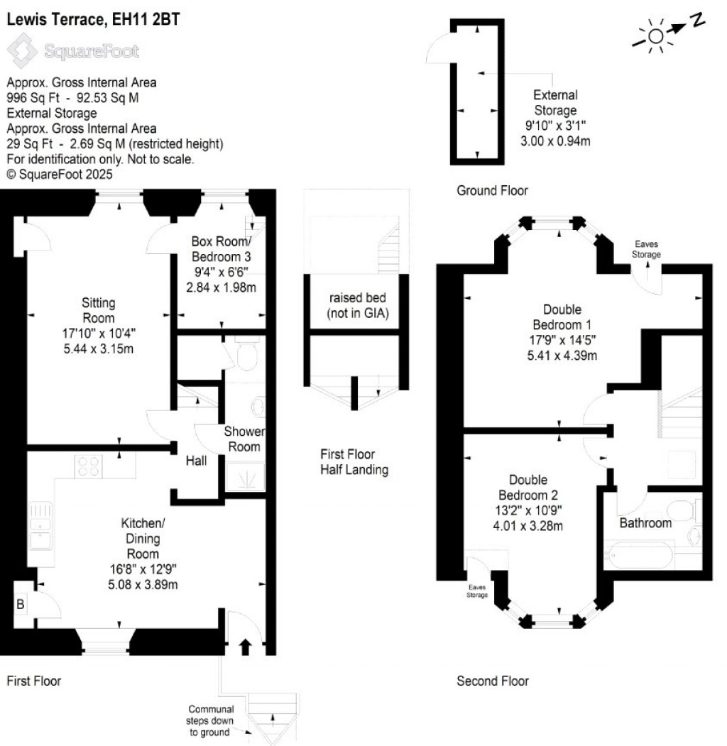 Floorplans For Lewis Terrace, Edinburgh, Midlothian