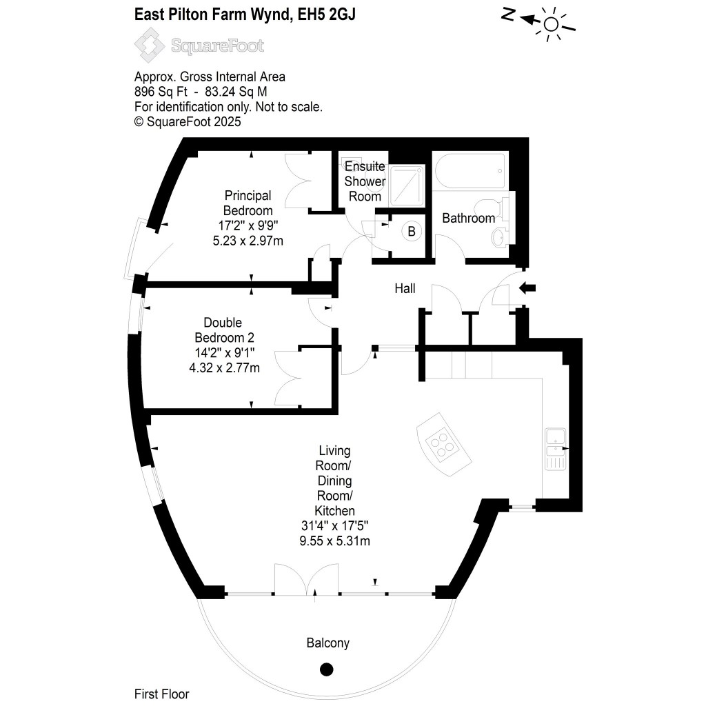 Floorplans For Flat 4, East Pilton Farm Wynd, Edinburgh, Midlothian