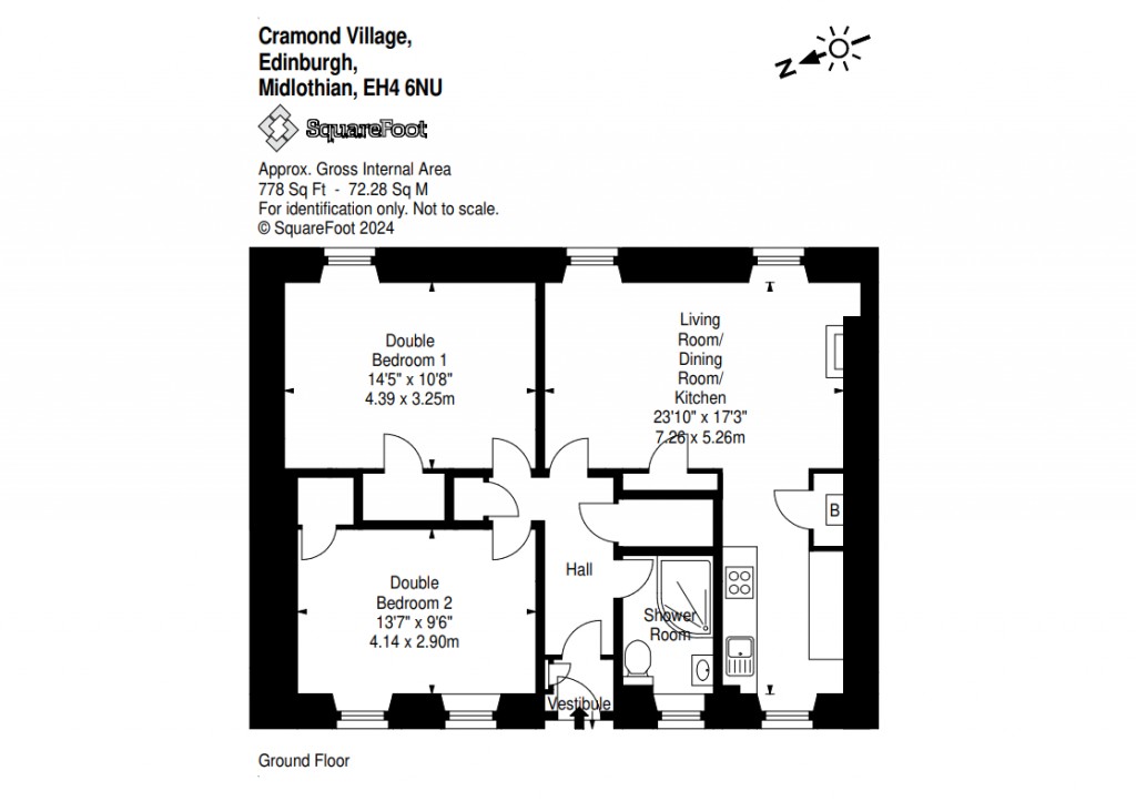 Floorplans For Almond View, Cramond Village, Edinburgh, Midlothian