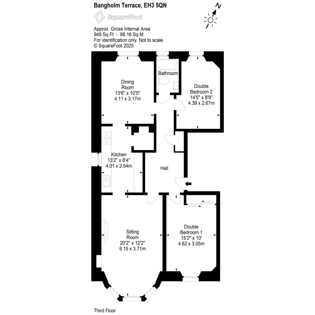 Floorplans For Bangholm Terrace, Inverleith, Edinburgh