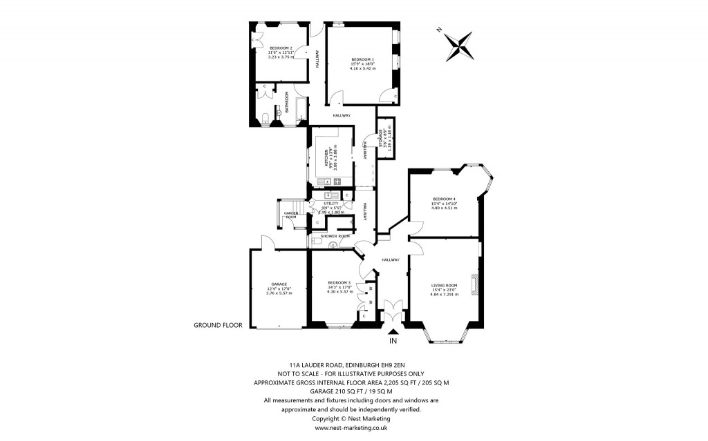 Floorplans For Lauder Road, Grange, Edinburgh