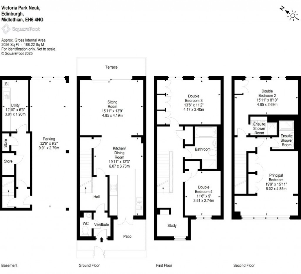 Floorplans For Victoria Park Neuk, Edinburgh, Midlothian