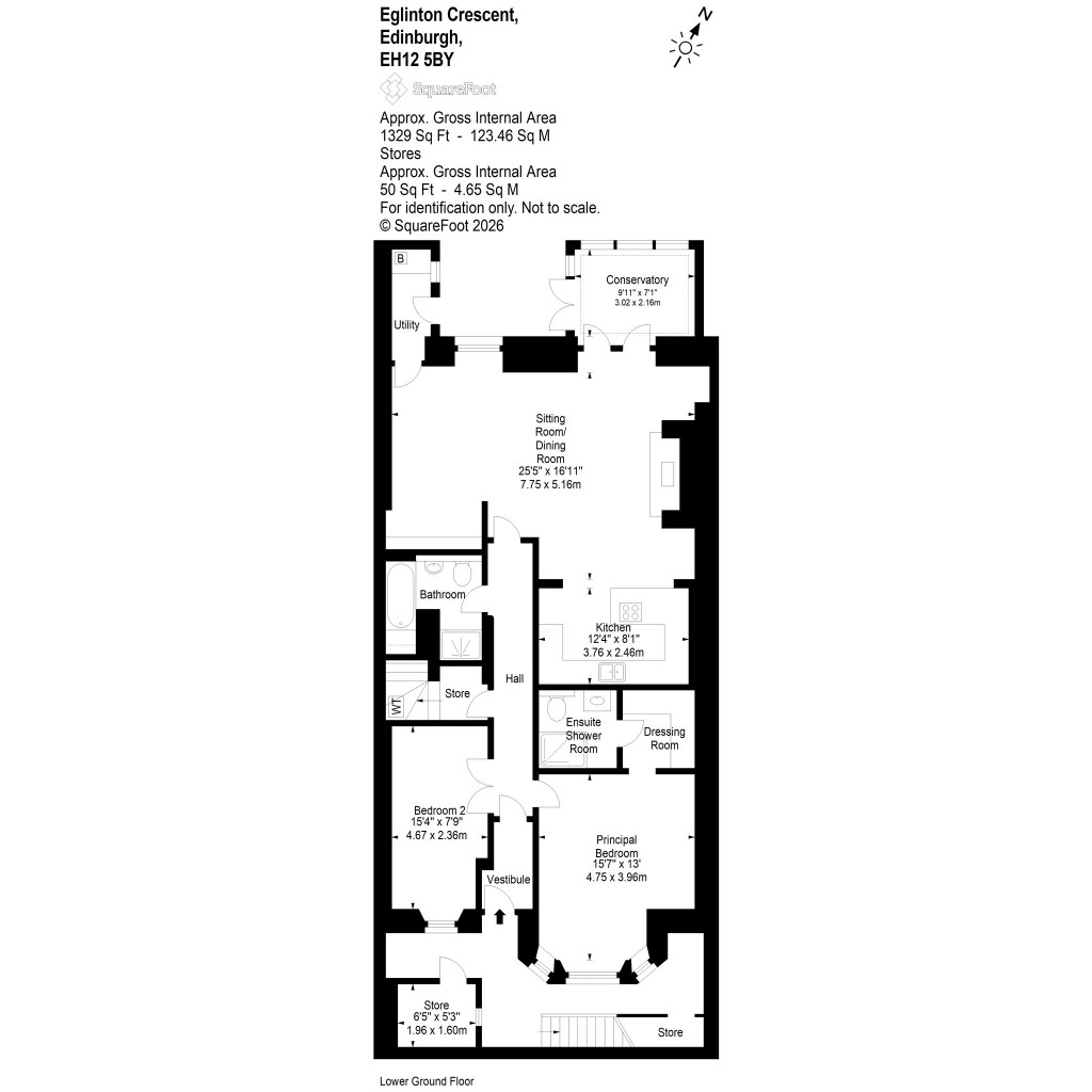 Floorplans For 27A, Eglinton Crescent, Edinburgh, Midlothian