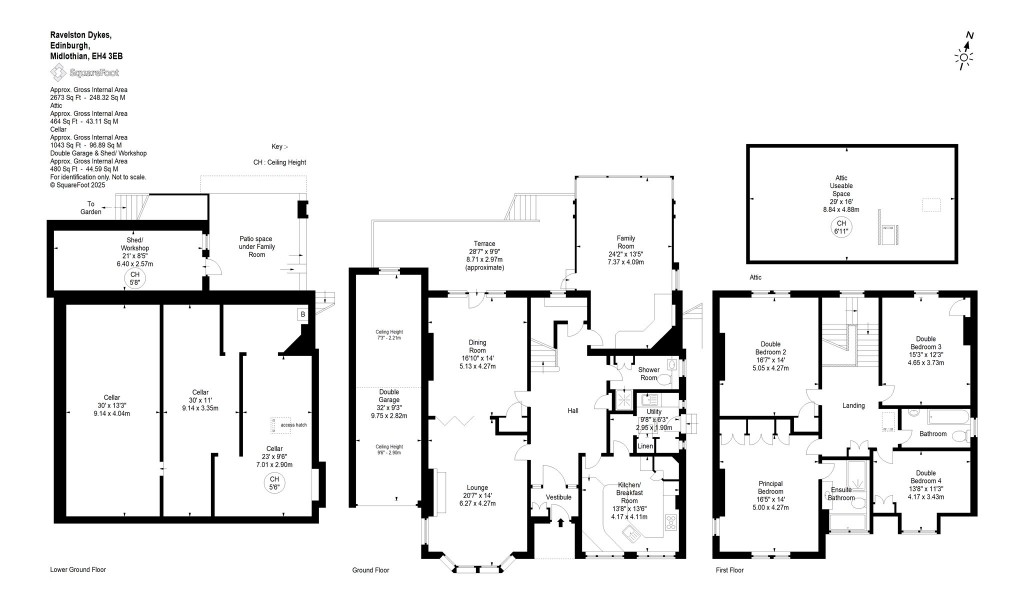 Floorplans For Ravelston Dykes, Edinburgh