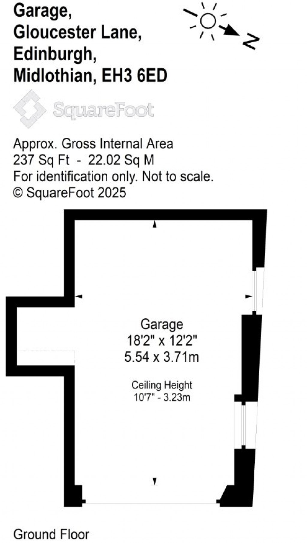 Floorplans For 10D, Gloucester Lane, Edinburgh, Midlothian