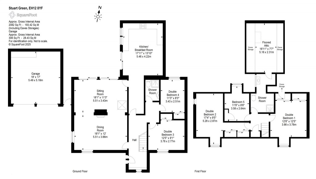 Floorplans For Stuart Green, Corstorphine, Edinburgh