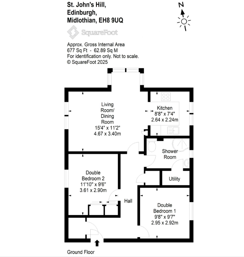 Floorplans For St. John's Hill, Pleasance, Edinburgh