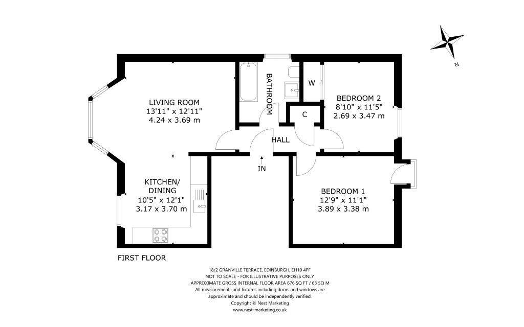 Floorplans For Granville Terrace, Polwarth, Edinburgh