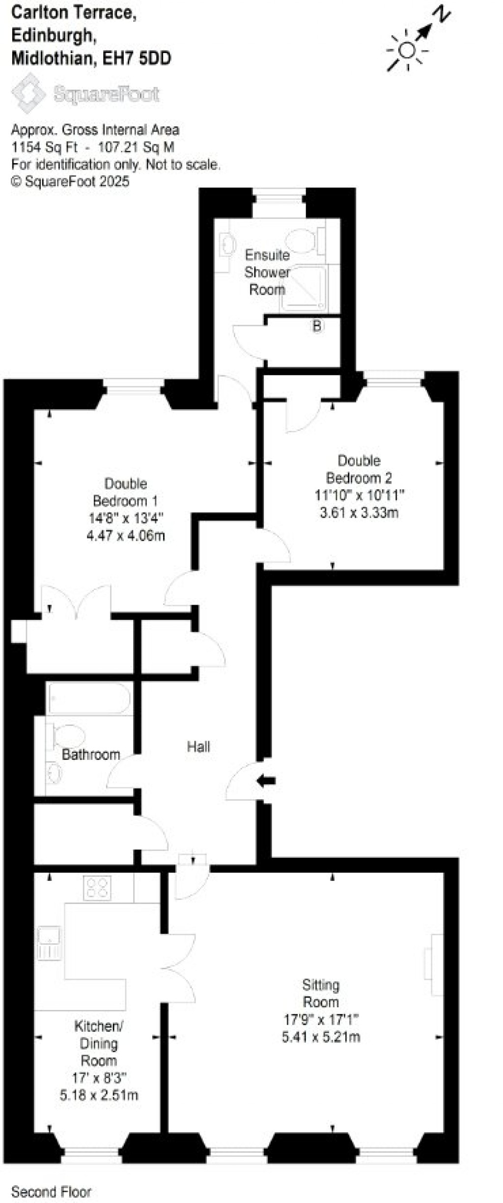 Floorplans For Carlton Terrace, Edinburgh, Midlothian
