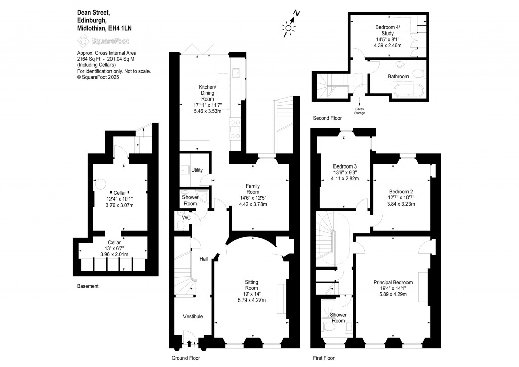 Floorplans For Dean Street, Edinburgh