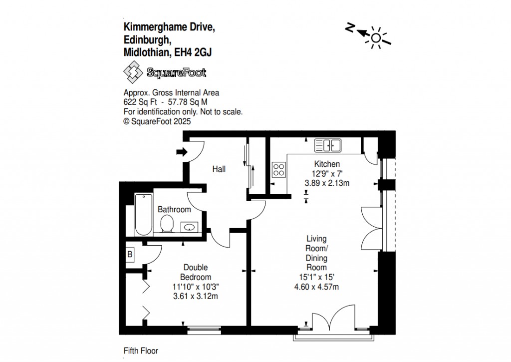 Floorplans For Flat 10, Kimmerghame Drive, Fettes,, Edinburgh
