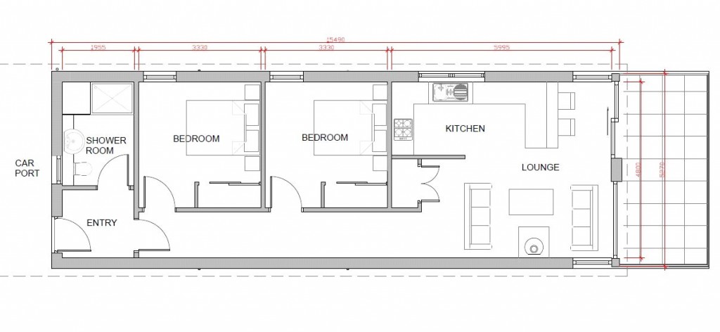 Floorplans For Drumcroy Lodges (Type C), By Aberfeldy, Perthshire