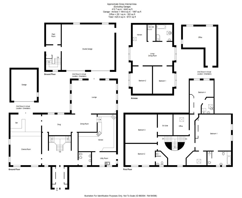 Floorplans For Fernbrooke House, Bathgate, West Lothian