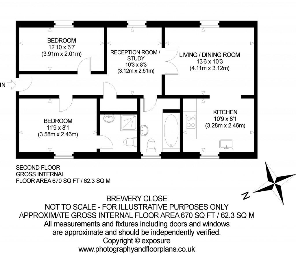 Floorplans For Brewery Close, South Queensferry, Midlothian
