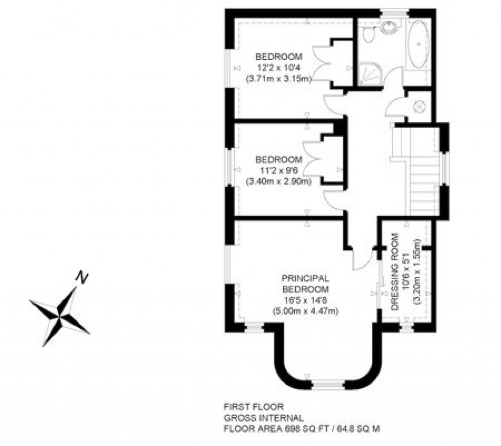 Floorplans For The Coach House, Marly Knowe, Windygates Road, North Berwick, East Lothian