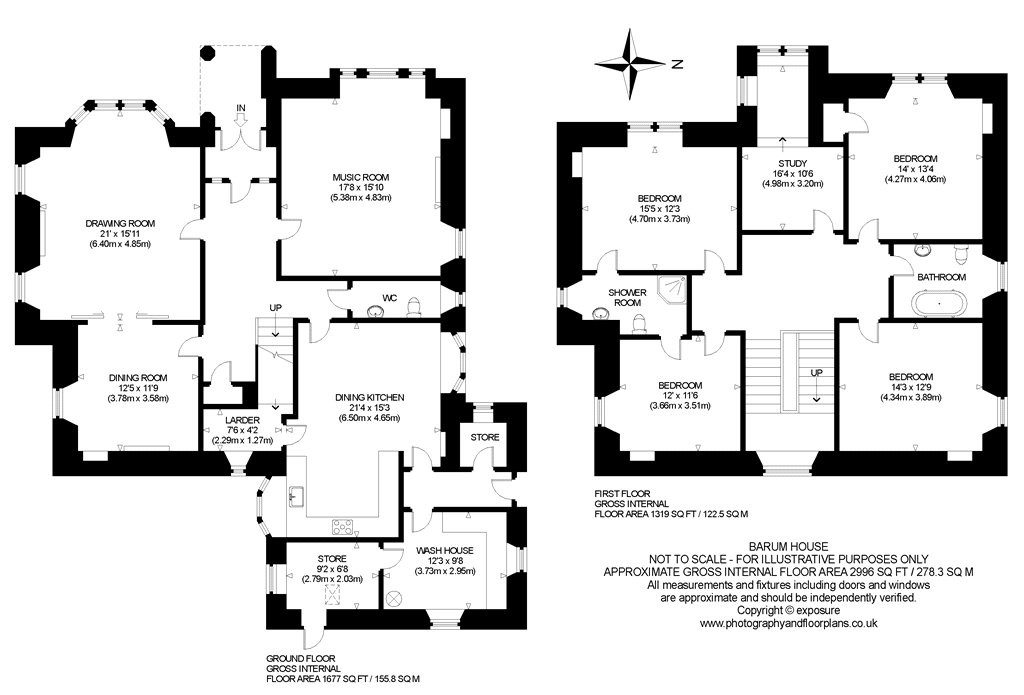 Floorplans For Barum House, Park Place, Dunfermline, Fife