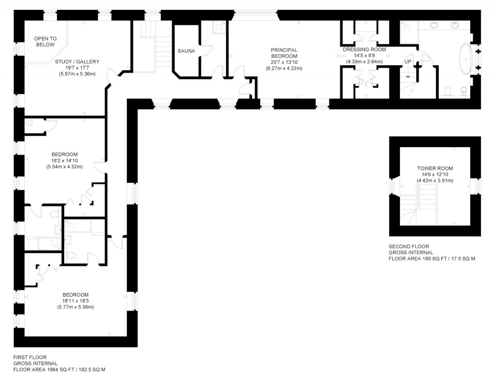 Floorplans For Home Farm, By Auchterarder, Perthshire