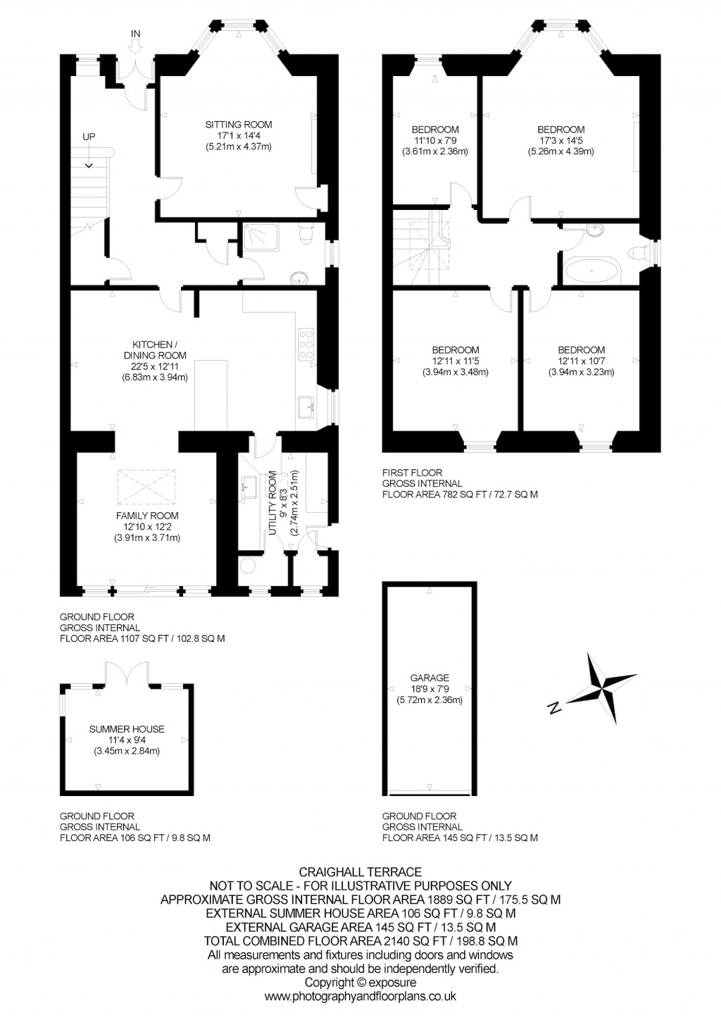 Floorplans For Craighall Terrace, Musselburgh, East Lothian