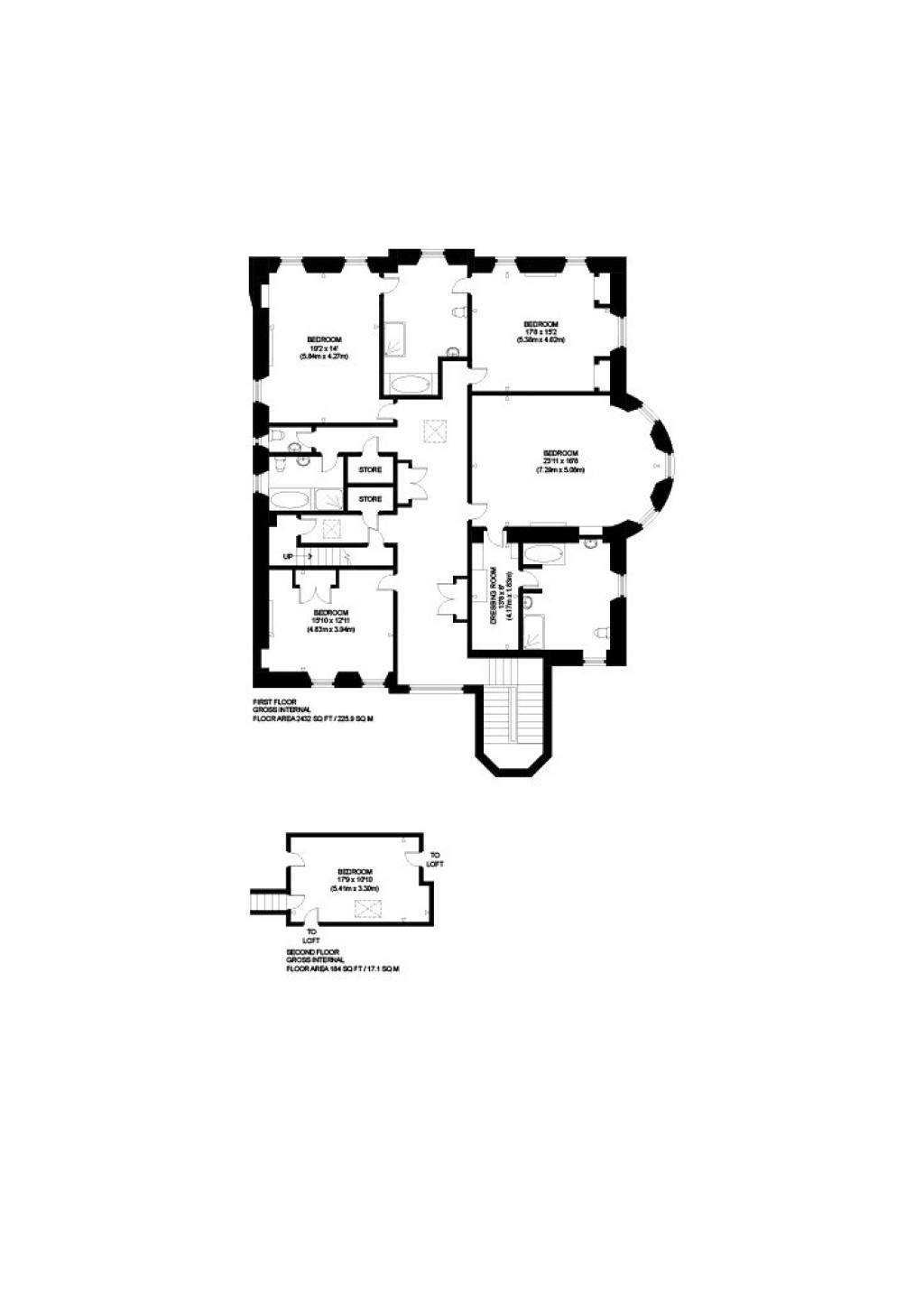 Floorplans For Wester House of Ross, By Comrie, Perthshire
