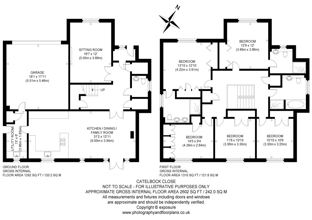 Floorplans For Catelbock Close, Kirkliston, Midlothian