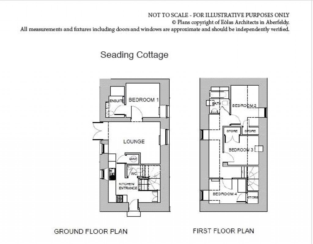 Floorplans For Fortingall Hotel & Cottage, Fortingall, Aberfeldy, Perthshire