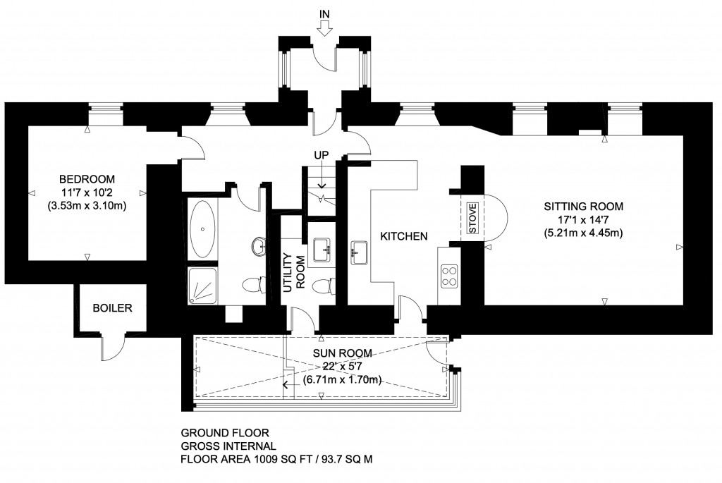 Floorplans For Beechwood Cottage, Dolphinton, West Linton, South Lanarkshire