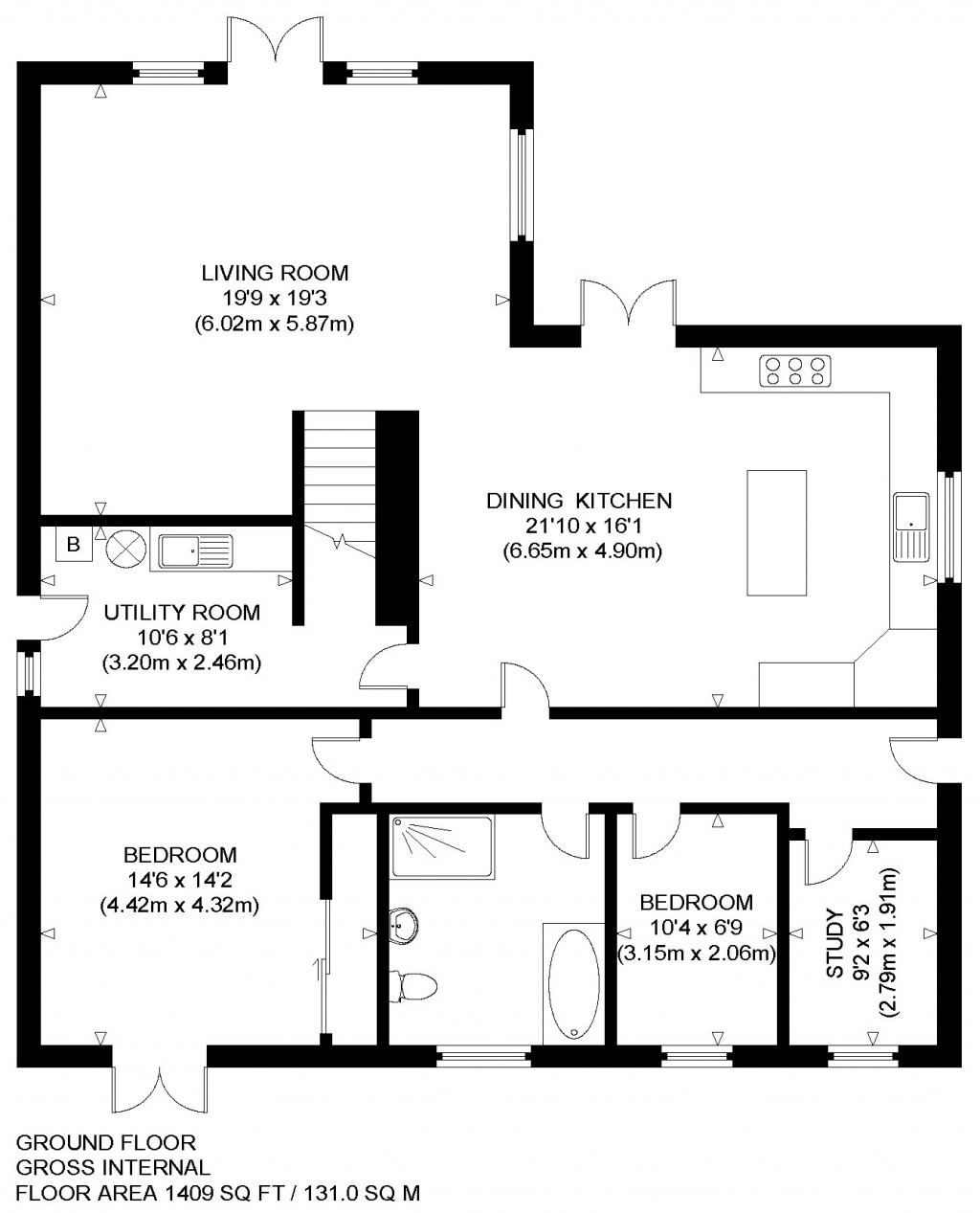 Floorplans For Arden House, Whitehill Village, Dalkeith, Midlothian