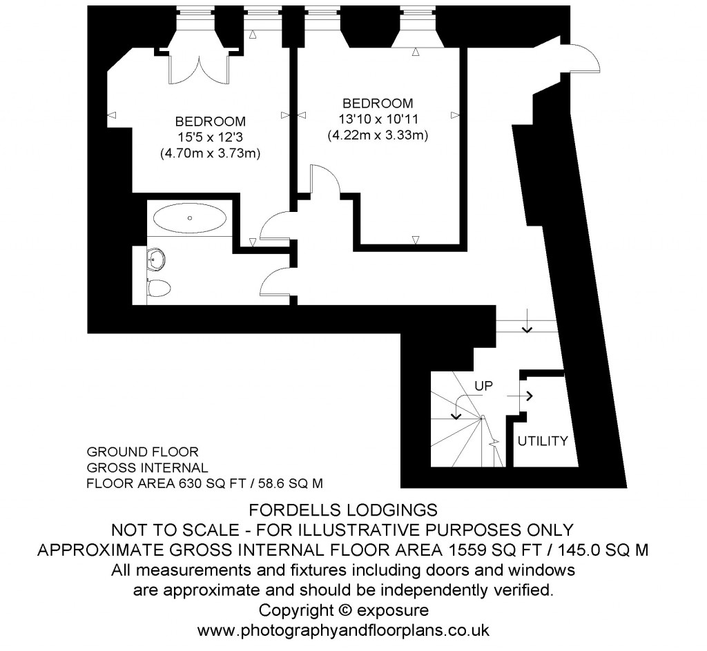Floorplans For Fordell's Lodging, Fordell's Lodging, 16 Church Street, Inverkeithing, Fife