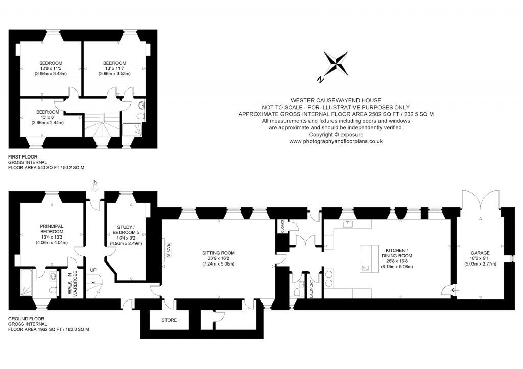 Floorplans For Wester Causewayend House, Wester Causewayend House, Kirknewton, West Lothian