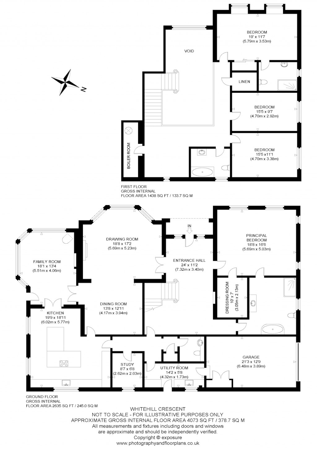 Floorplans For Whitehill Crescent, Lanark, South Lanarkshire