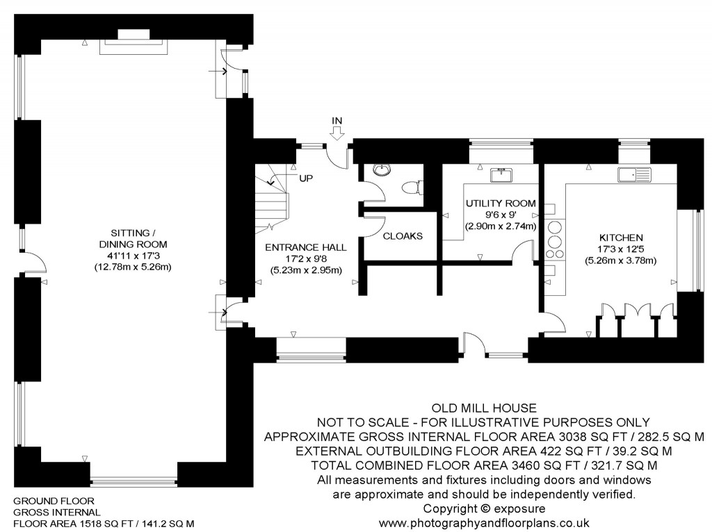 Floorplans For Old Mill House, Old Mill House, West Saltoun, Pencaitland, East Lothian