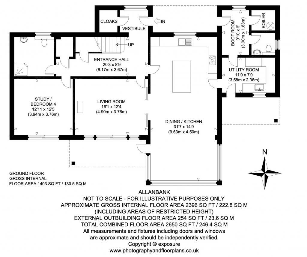 Floorplans For Allanbank, Allanbank, Thornhill, Stirling, Stirlingshire
