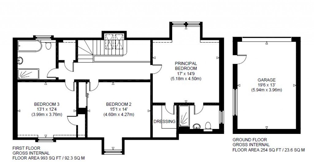 Floorplans For Allanbank, Allanbank, Thornhill, Stirling, Stirlingshire