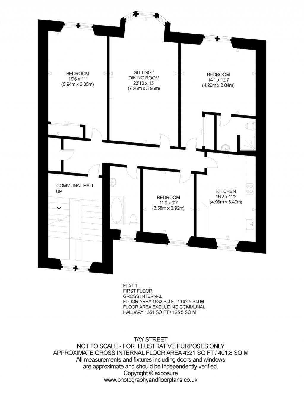 Floorplans For Tay Street, Perth, Perth and Kinross