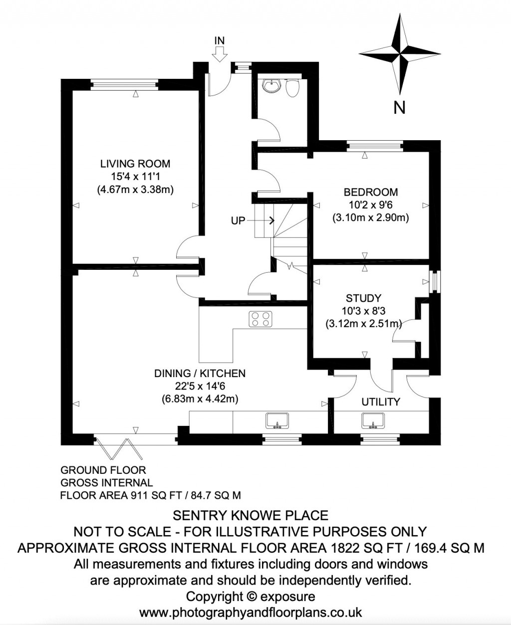 Floorplans For 4 Sentry Knowe Place, Sentry Knowe Place, South Queensferry, Midlothian