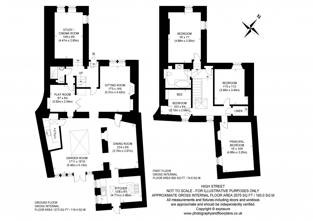 Floorplans For Curlingstane House, High Street, Aberdour, Burntisland, Fife