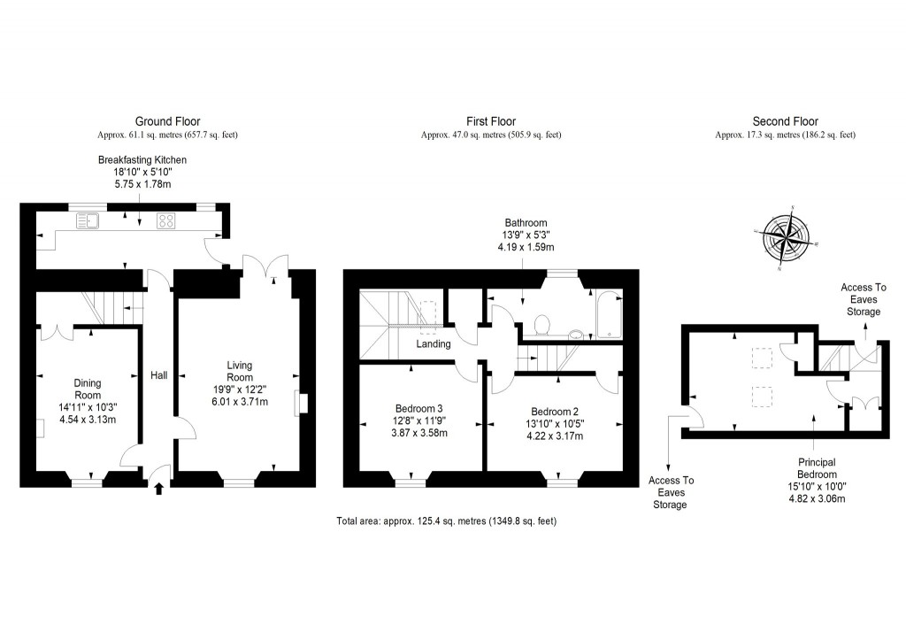 Floorplans For Longnewton Cottages, Near Gifford, Haddington, East Lothian