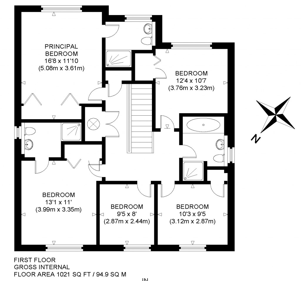 Floorplans For 4 The Heughs View, The Heughs View, Aberdour, Burntisland, Fife